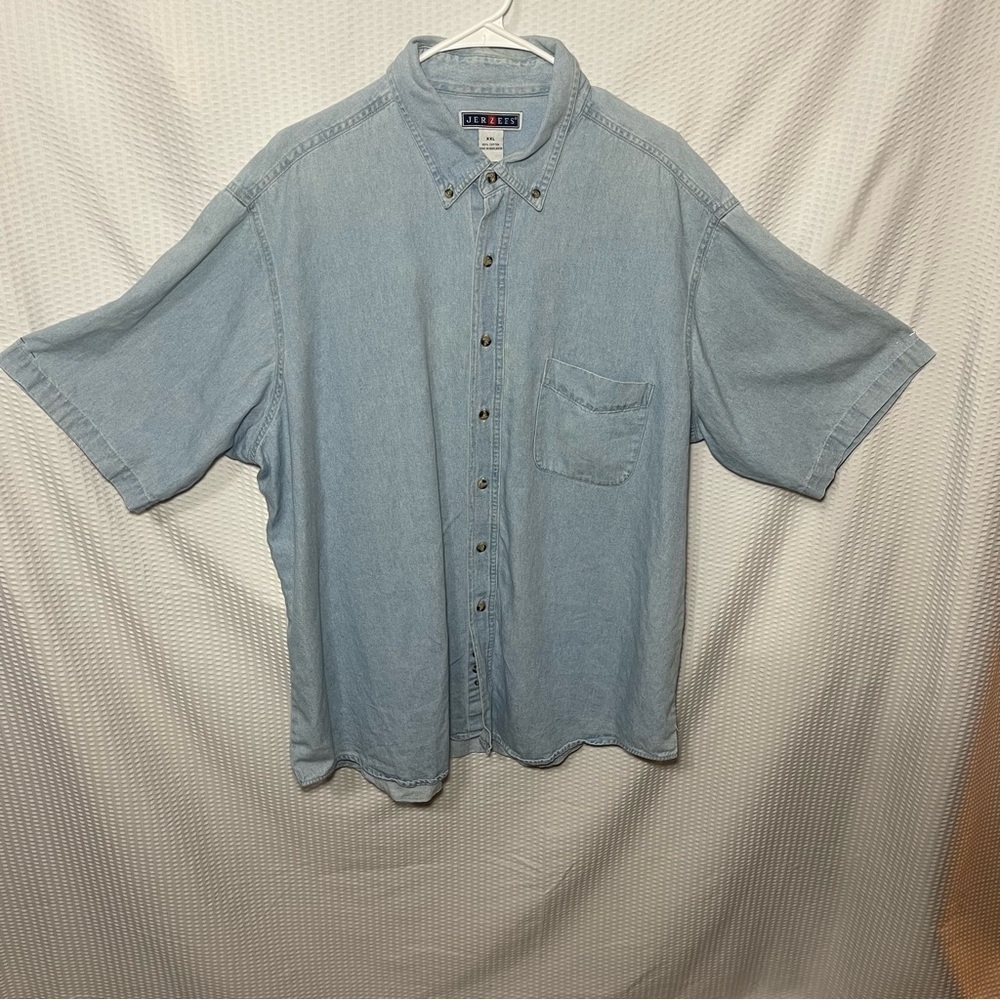 Jerzees XXL Men’s Button Down Shirt